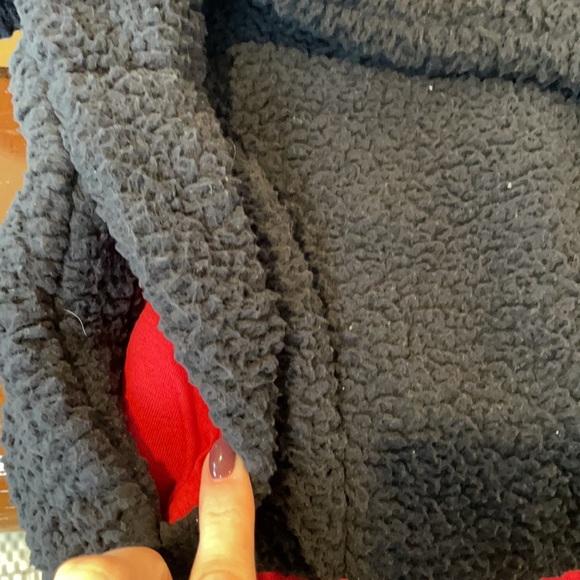 Large Tommy Hilfiger Jeans, crew neck, fleece jacket 💙❤️ - Picture 6 of 6